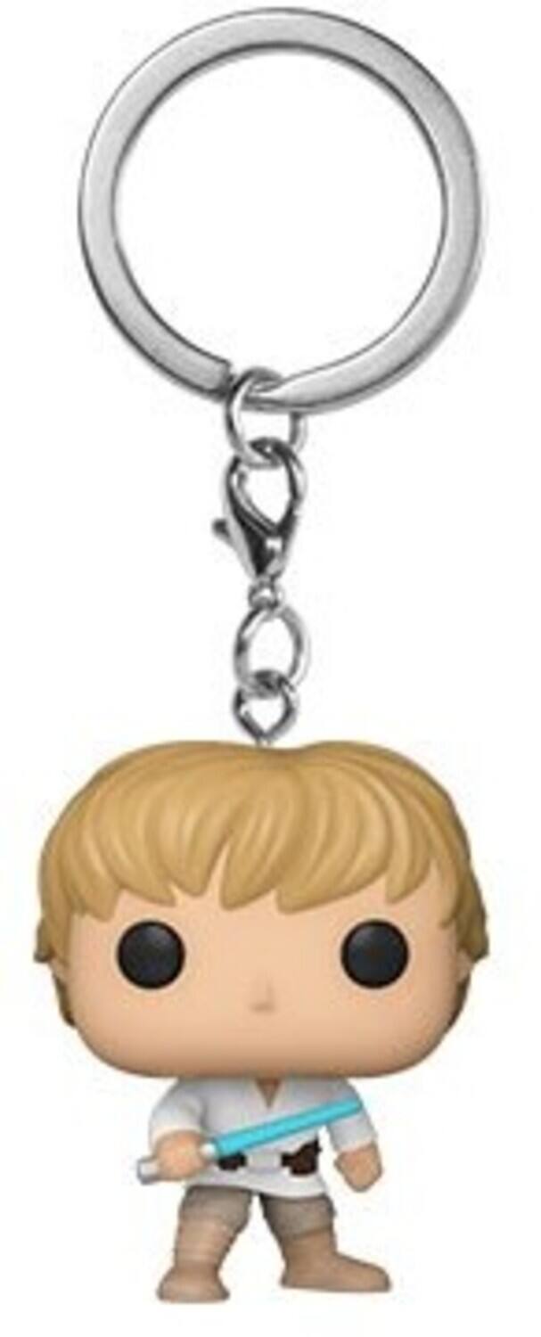 Front. Funko - FUNKO POP! KEYCHAIN: Star Wars Classics - Luke Skywalker   - Collectibles - Multicolor.