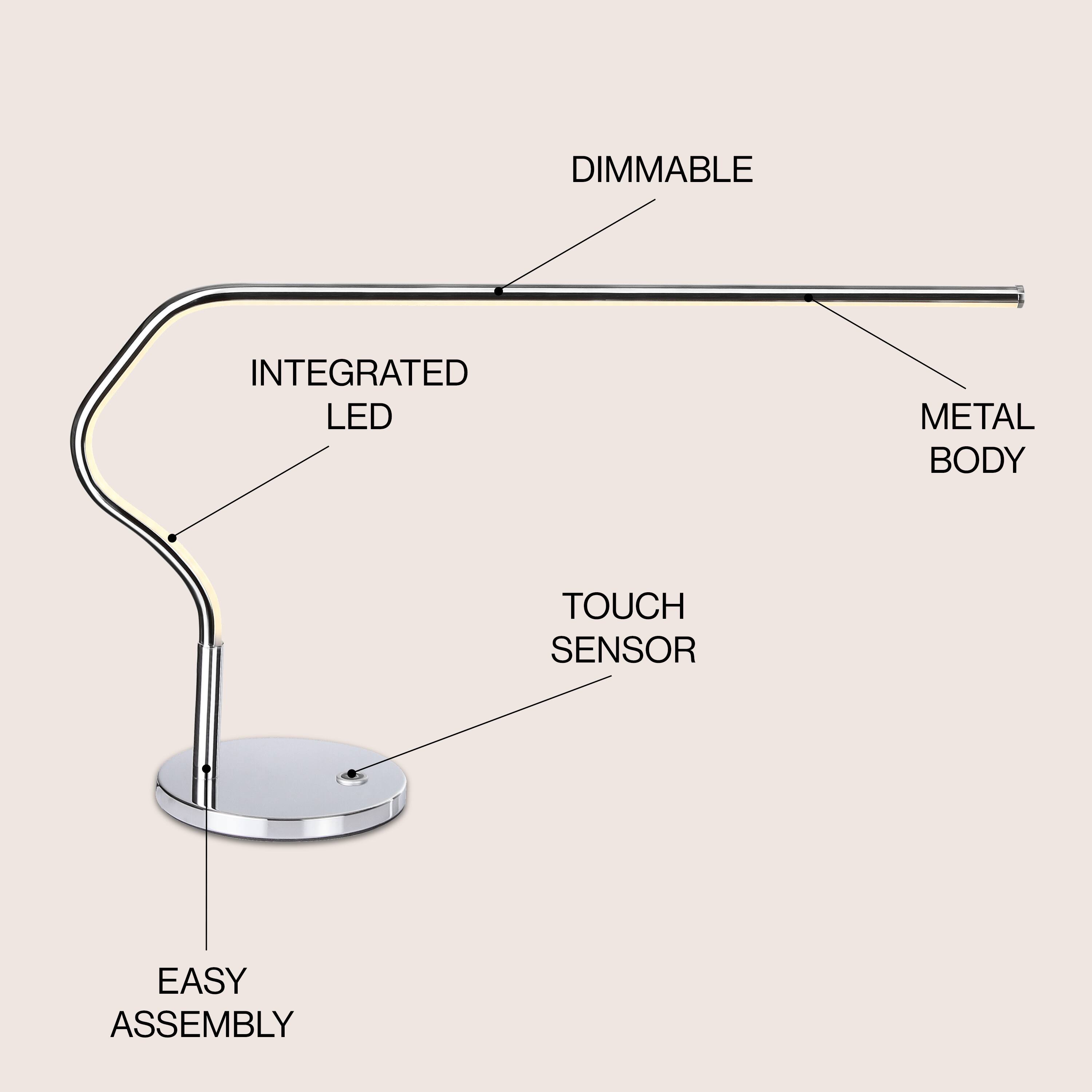DIMMABLE INTEGRATED LED METAL BODY TOUCH SENSOR EASY ASSEMBLY