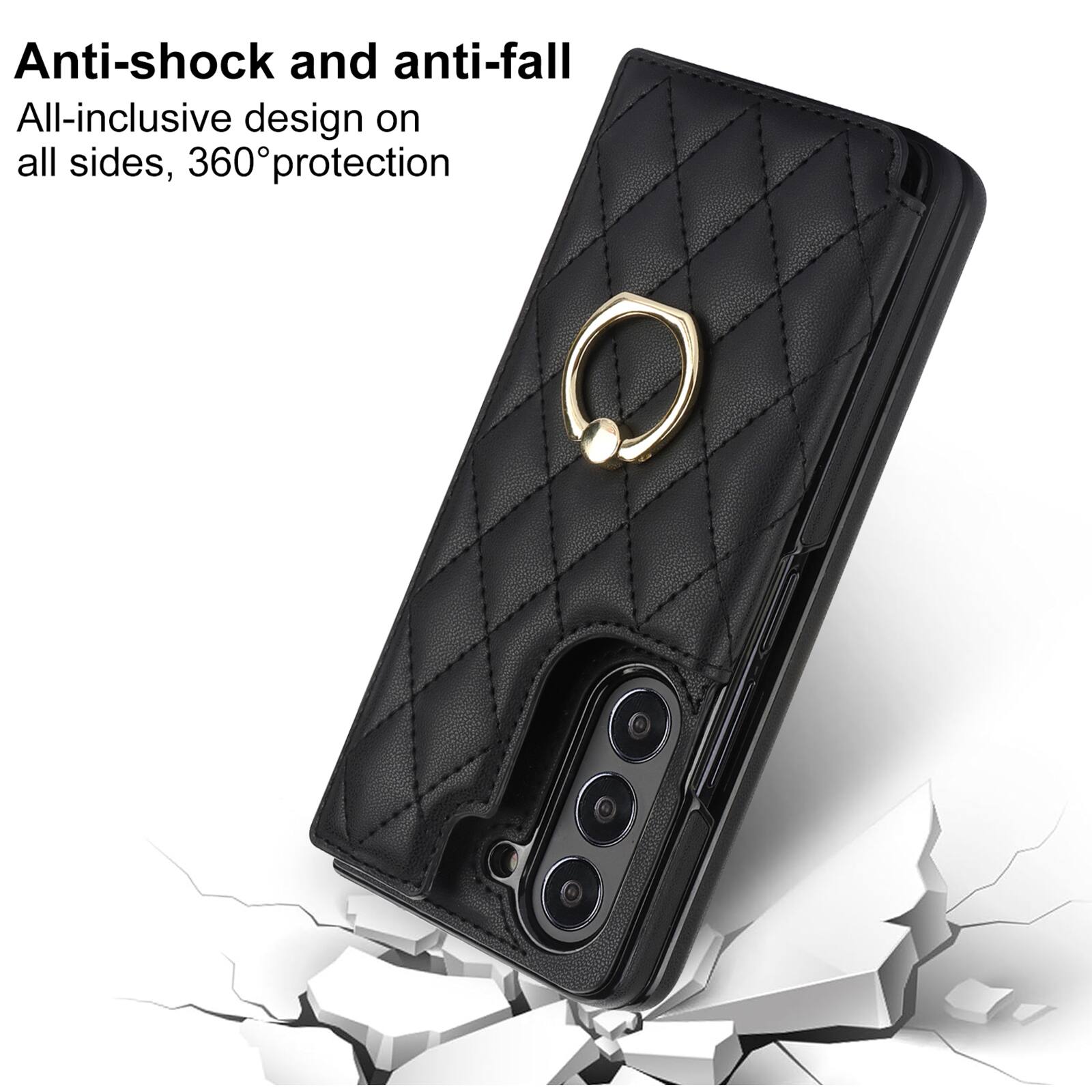 Anti-shock and anti-fall All-inclusive design on all sides, 360° protection