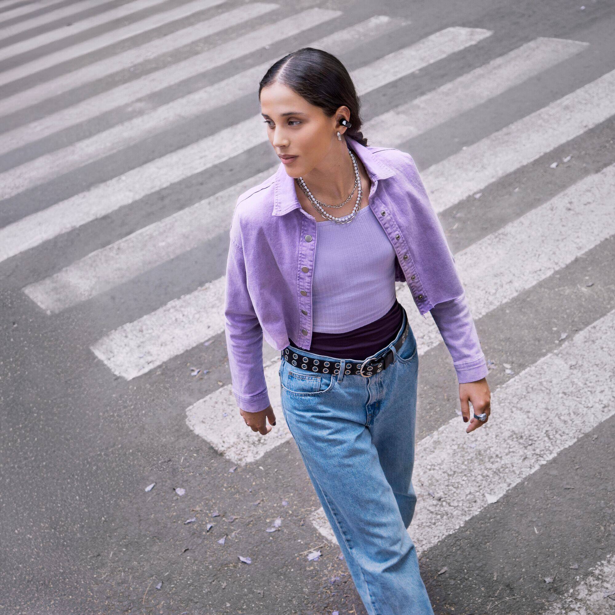 Alt View 14. Bose - Ultra Open-Ear True Wireless Open Earbuds - Black.