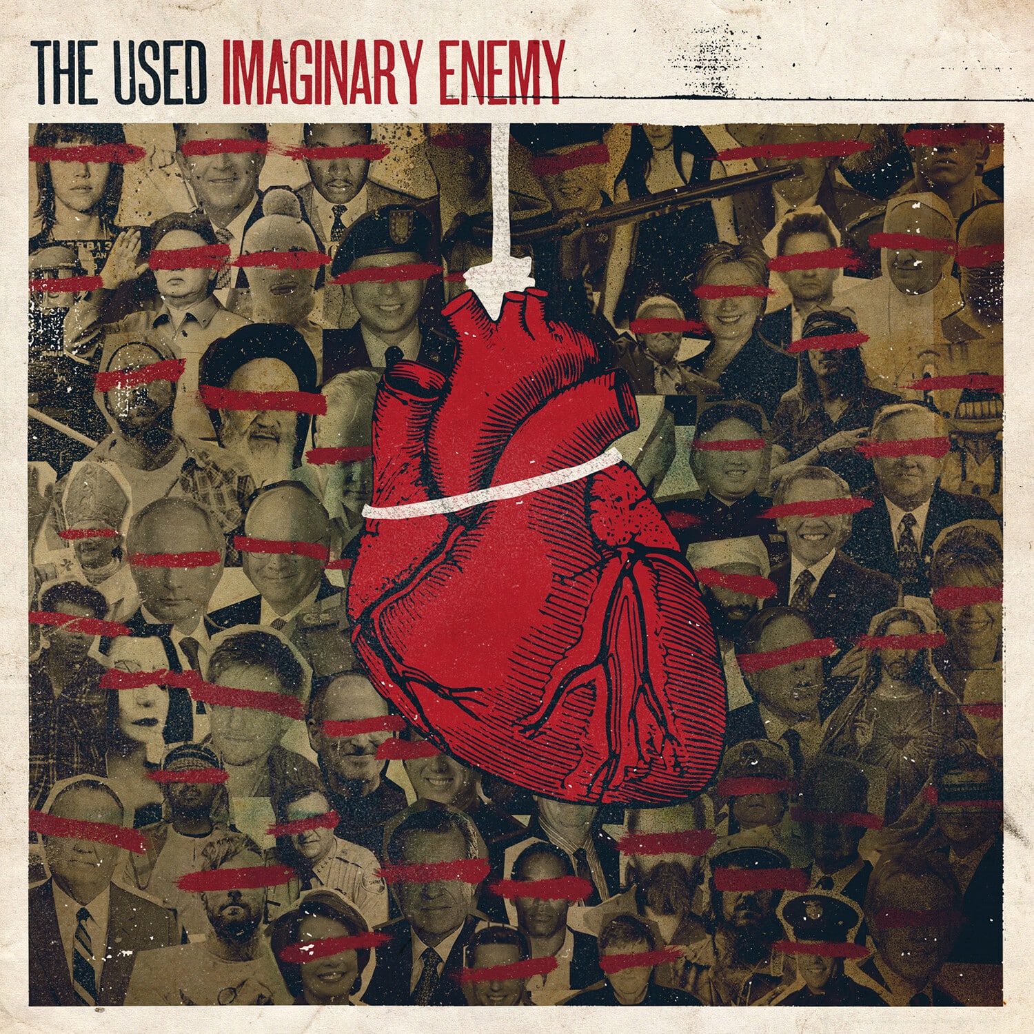 The Used - Imaginary Enemy - Orange Black & White  - VINYL LP