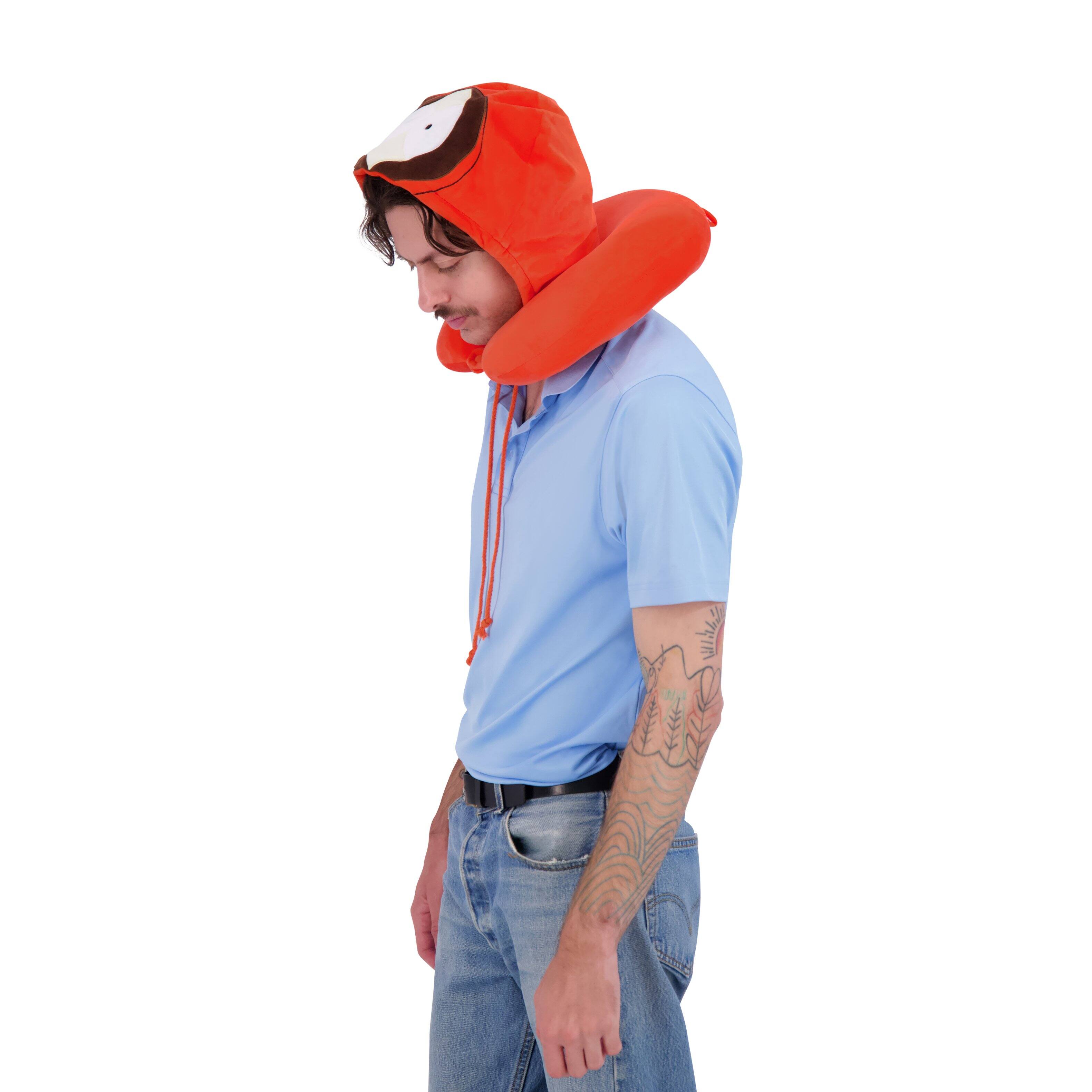 Alt View 2. Concept One - KENNY HOODED KNECK PILLOW - ORANGEE.