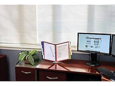 Alt View 5. Durable - Durable Instaview Document Holder, 8.5" x 11", Veritcal, Table Top, Assorted Colors Plastic (561200) - Assorted.
