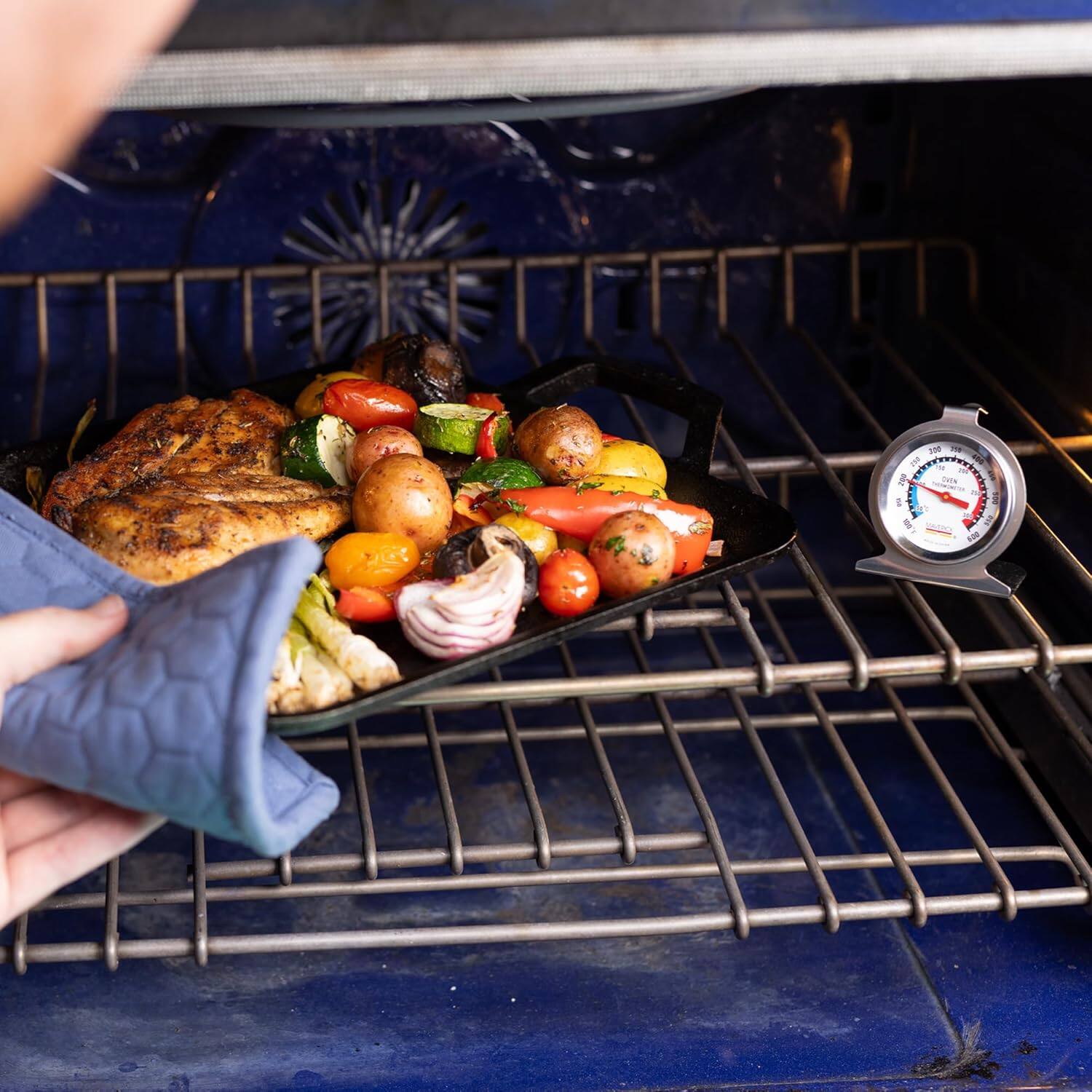 Alt View 1. Maverick - Oven Thermometer - Silver.
