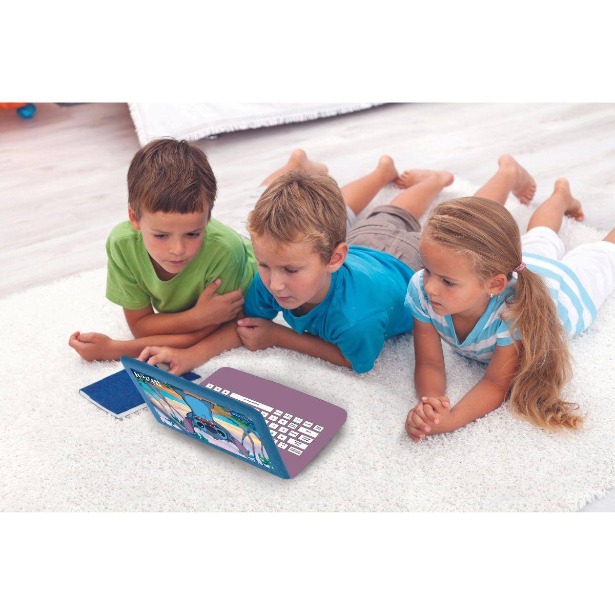Alt View 5. Lexibook - Disney Stitch Bilingual Talking Educational Laptop – 124 Activities.
