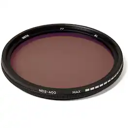 Urth - 77mm Circular Variable ND2-400 1-8.6 Stop Lens Filter