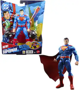 Mattel - DC Premiere Heat Vision Superman Action Figure with Lights & Sound - COLLECTIBLES - Multicolor