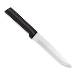 Rada - Cutlery 5.375-Inch Stubby Butcher Knife, Handle - Black