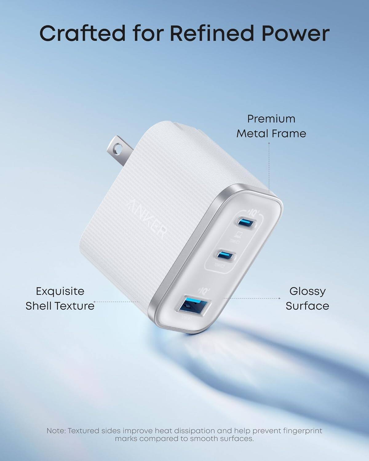 Crafted for Refined Power

Premium Metal Frame

Exquisite Shell Texture

Glossy Surface

Note: Textured sides improve heat dissipation and help prevent fingerprint marks compared to smooth surfaces.