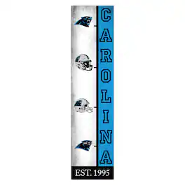 Fan Creations - Carolina Panthers 6" x 24" Progression Wood Sign - Multicolor