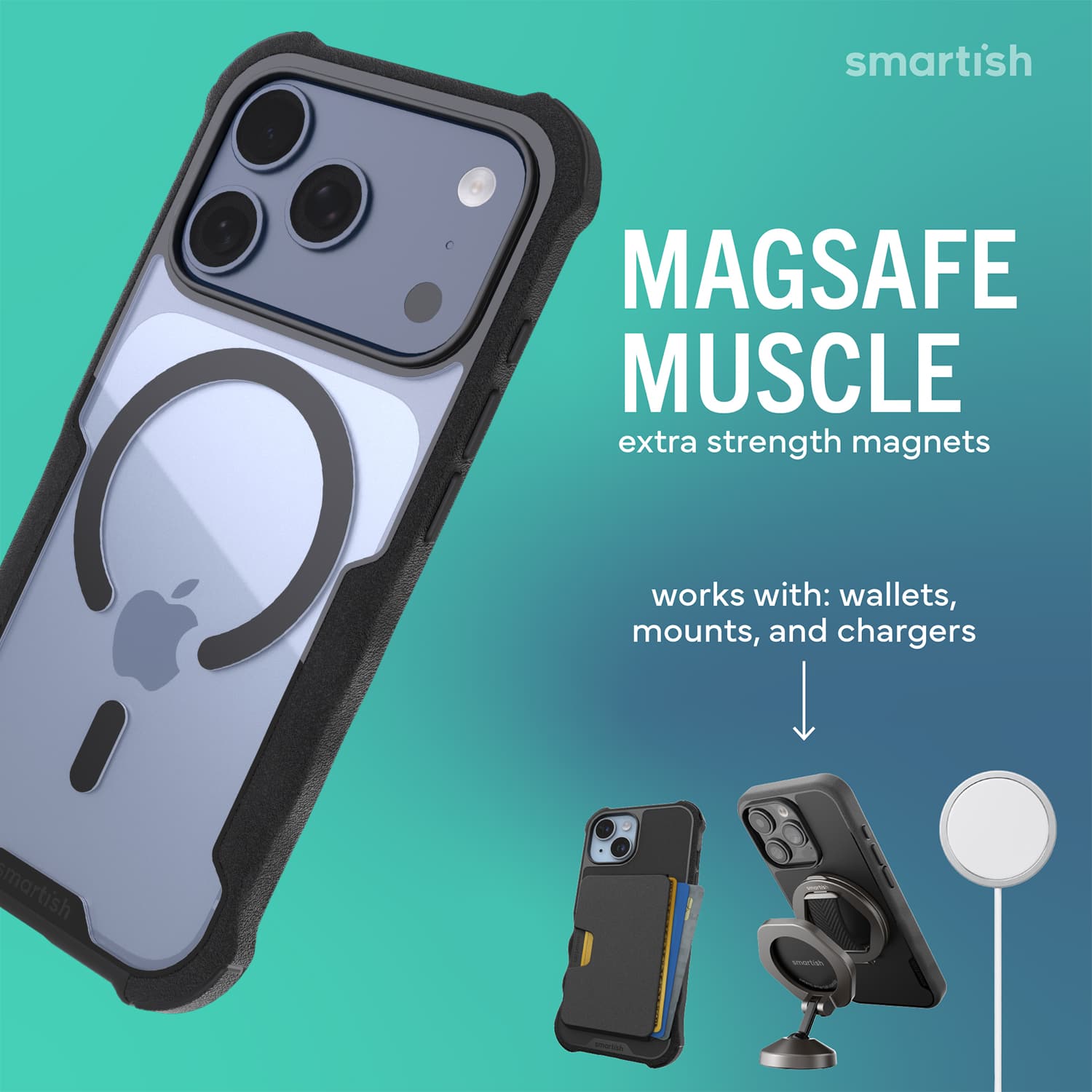 Smartish iPhone 17 Pro MagSafe Case Gripzilla Protective Grip