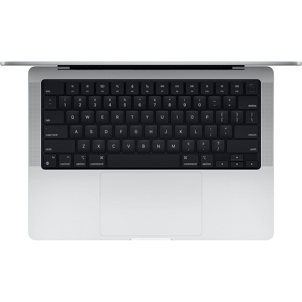 Alt View 1. Apple - MacBook Pro 14" Certified Refurbished - M1 Pro chip - 8CPU/14GPU with 16GB Memory - 512GB SSD (2021) - Silver.