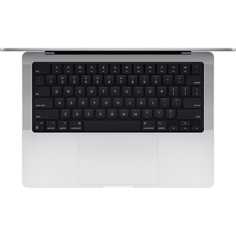 Alt View 1. Apple - MacBook Pro 14" Certified Refurbished - M1 Pro chip - 8CPU/14GPU with 16GB Memory - 512GB SSD (2021) - Silver.