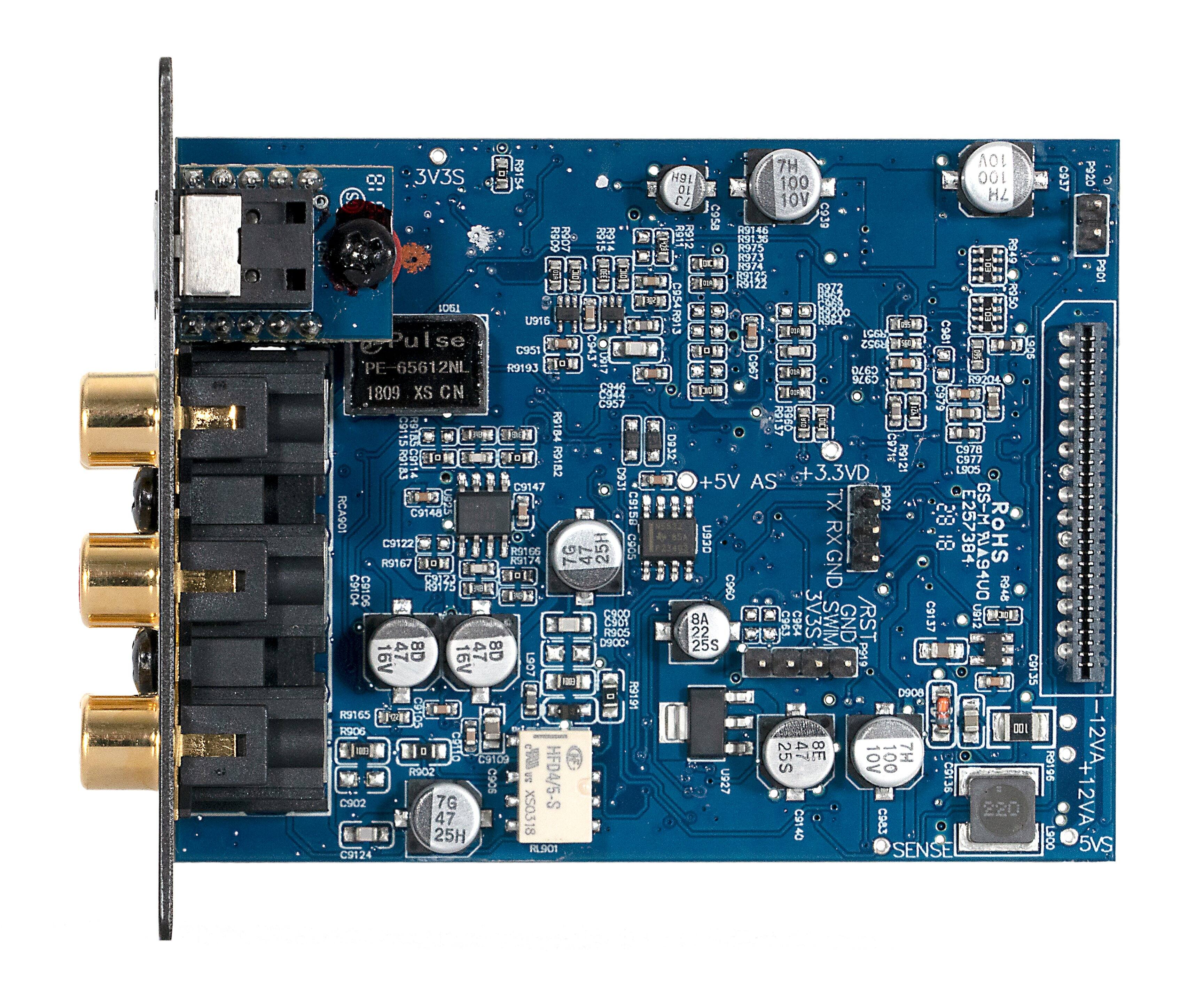 Alt View 2. Sonance - MKIII HYBRID INPUT MODULE  - Digital/Analog Card for DSP MKIII Amplifiers (Each) - Black.