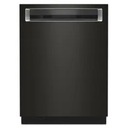 KitchenAid - 24" Top Control Built-In Stainless Steel Tub Dishwasher with 3rd Rack, 360 Max Jets, 44 dBA - Black Stainless Steel