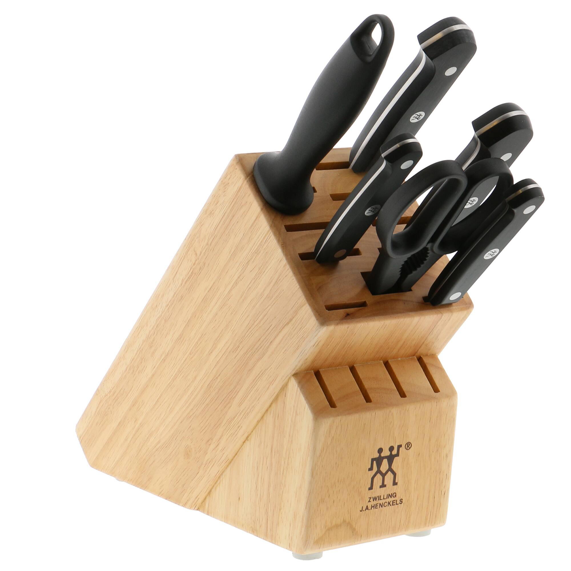 ZWILLING - Gourmet 7-pc Knife Block Set - Black - Thumbnail 3