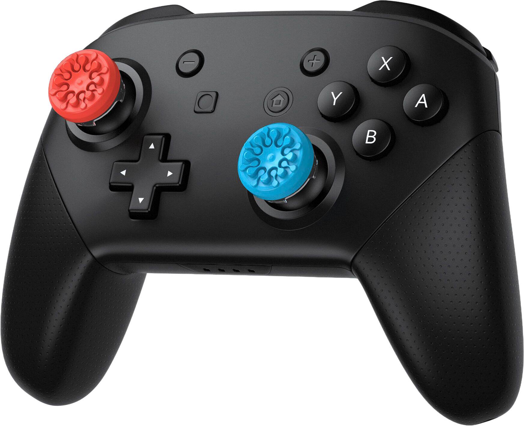 Alt View 1. KontrolFreek - Splash edition thumbsticks Pro Controller - Red/Blue.