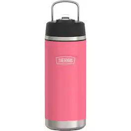 Thermos - 18 oz. Icon Kid's Stainless Steel Straw Water Bottle - Hot Pink