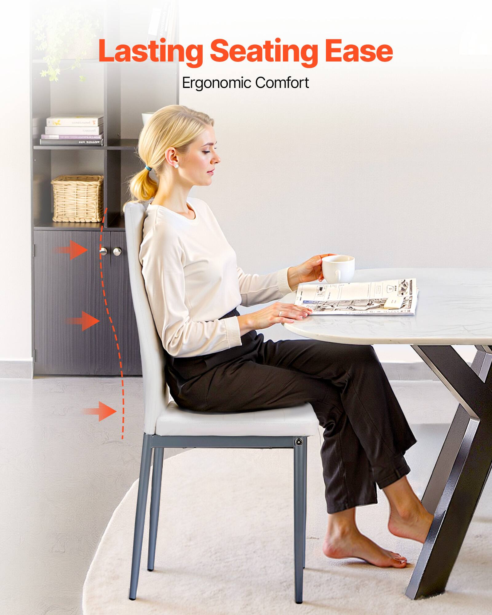 Lasting Seating Ease  
Ergonomic Comfort