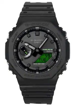 G-SHOCK ADJUST G-SHOCK CASIO LIGHT TOUGH SOLAR Bluetooth ALM 59 SIG TUE MODE RCVD REM HND START PROTECTION