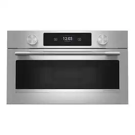KitchenAid - 1.4 Cu. Ft. 27" Convection Built-In Smart Microwave with Sensor Cooking and Air Fry - Stainless Steel