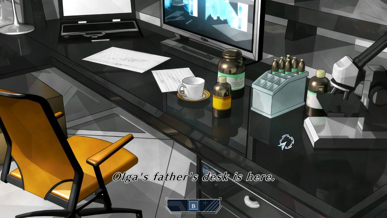 Olga's father's desk is here.