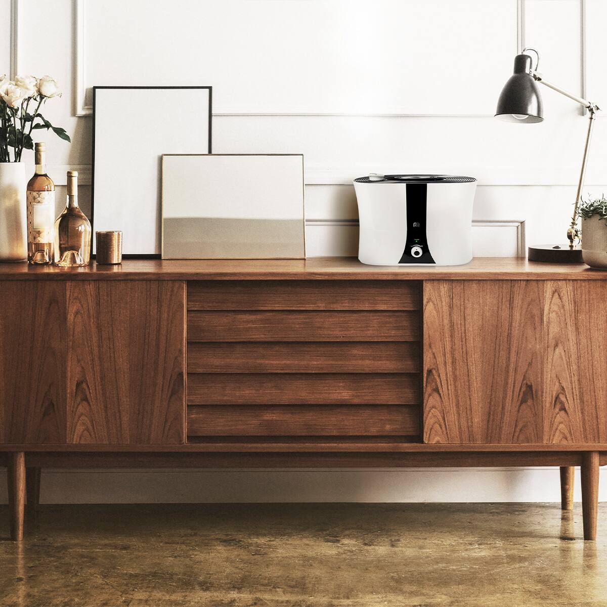 Alt View 4. Perfect Aire - Perfect Aire 1.4 gal 193 sq ft Manual Ultrasonic Humidifier - White.