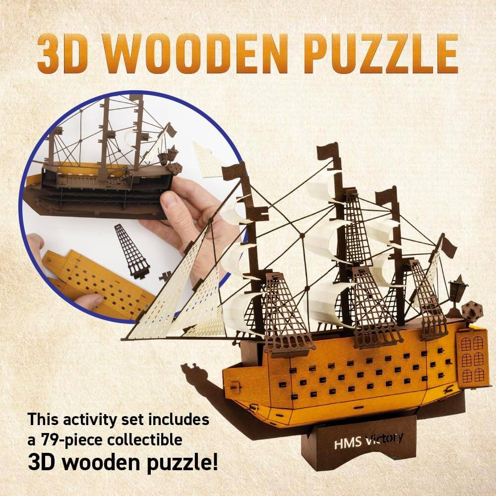 3D WOODEN PUZZLE

This activity set includes a 79-piece collectible 3D wooden puzzle!

HMS victory