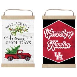 Jardine - Houston Cougars 12" x 20" Reversible Banner Sign - White