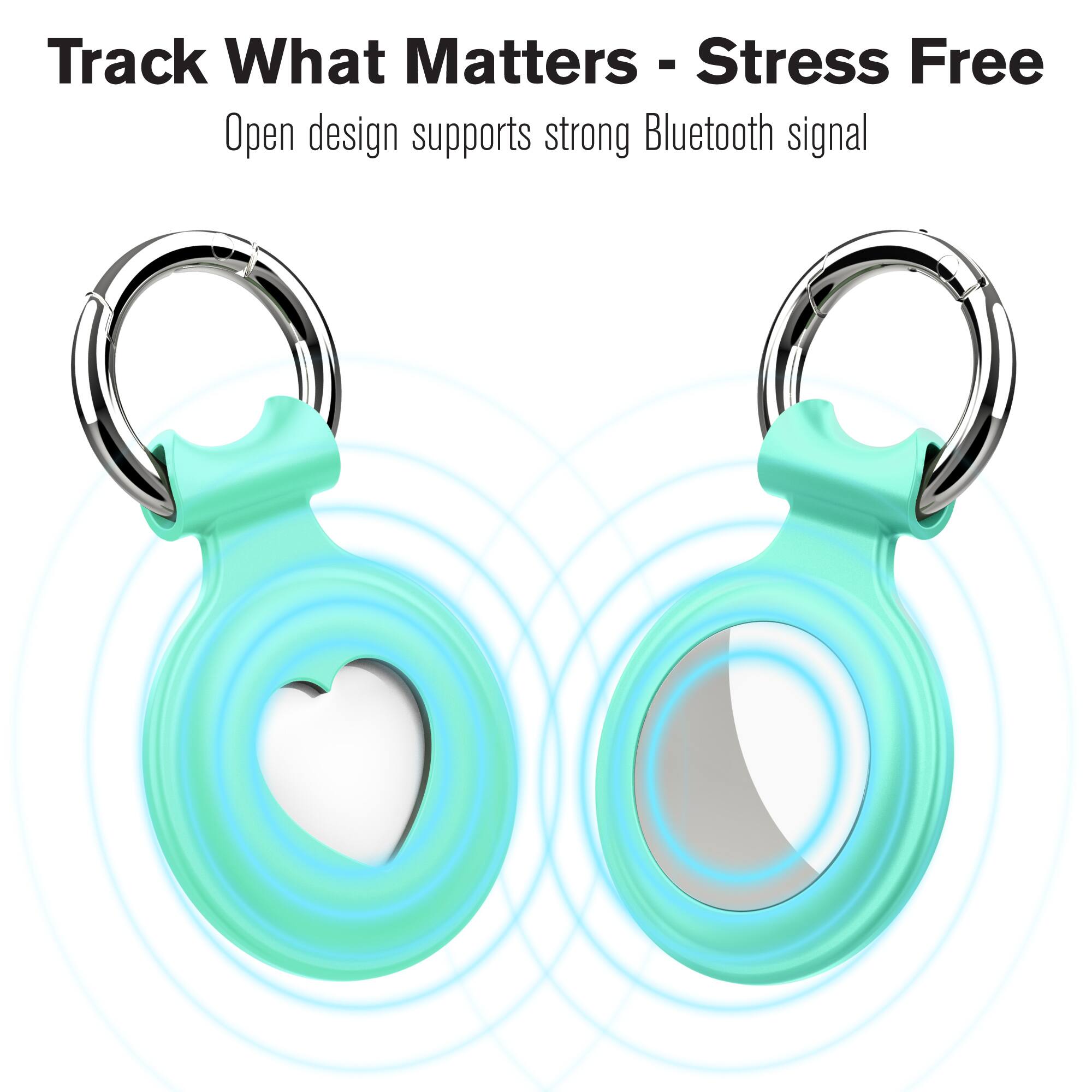 Track What Matters - Stress Free  
Open design supports strong Bluetooth signal