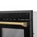 Alt View 13. ZLINE - Autograph Edition 24" 1.6 cu ft. Built-in Convection Microwave Oven in Black Stainless Steel and Polished Gold Accents - Stainless steel.