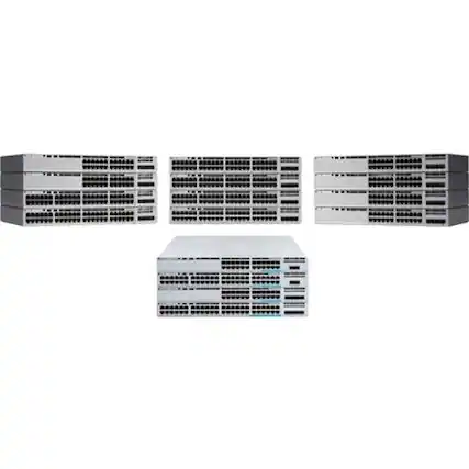 Front. Cisco Consumer Products - Cisco Catalyst C9200L-48T-4X Layer 3 Switch - 48 Ports - Manageable - Gigabit Ethernet, 10 Gigabit Ethernet - Unknown.