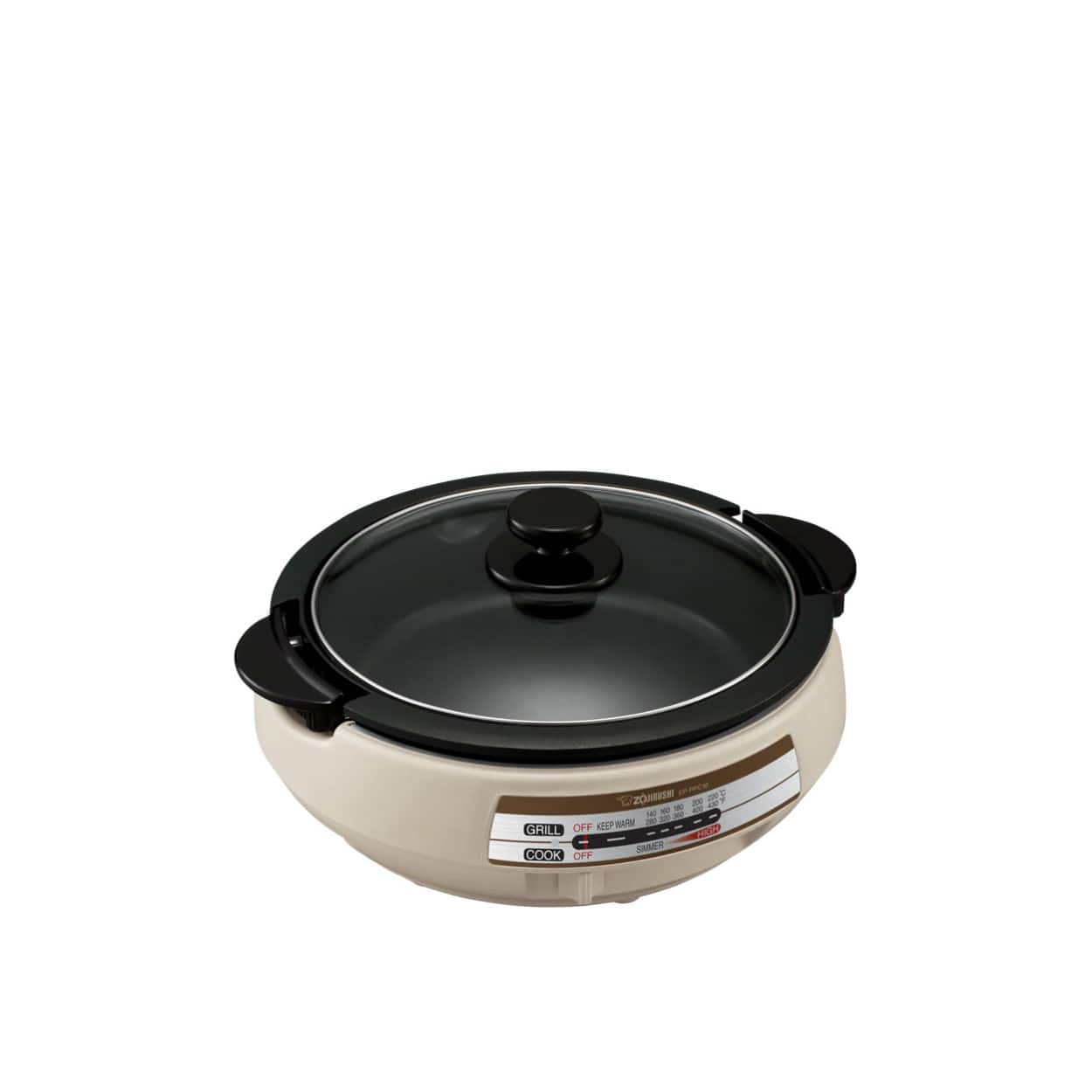 Zojirushi - Gourmet d' Expert 1300W Multi-Functional Electric Skillet (PFAS Free) - Light Gray