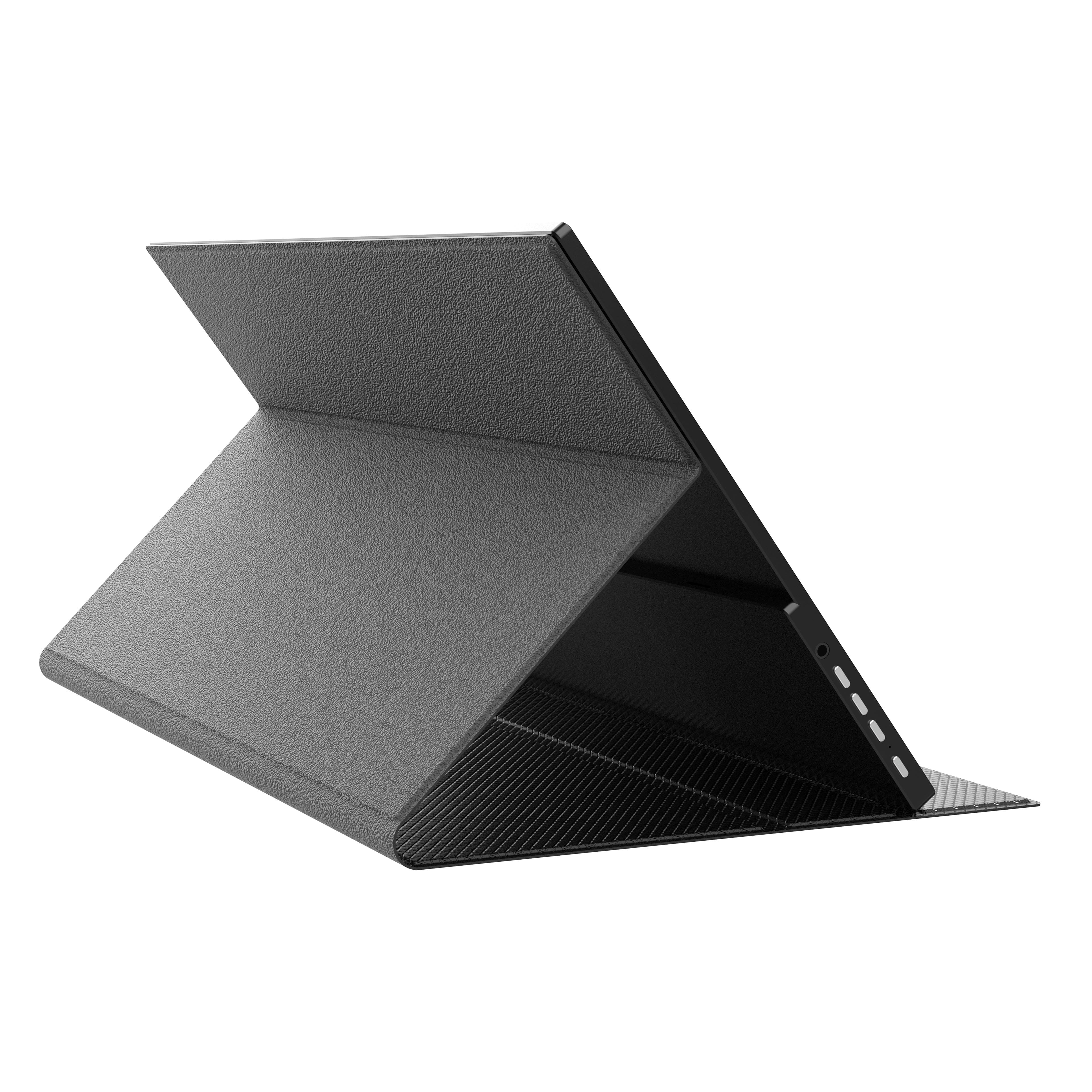 Alt View 11. AOC - 16T15 15.6" IPS Portable Monitor, FHD, 1920x1080, 60Hz, 5Ms, USB-C,Carry Case / Stand - Black.