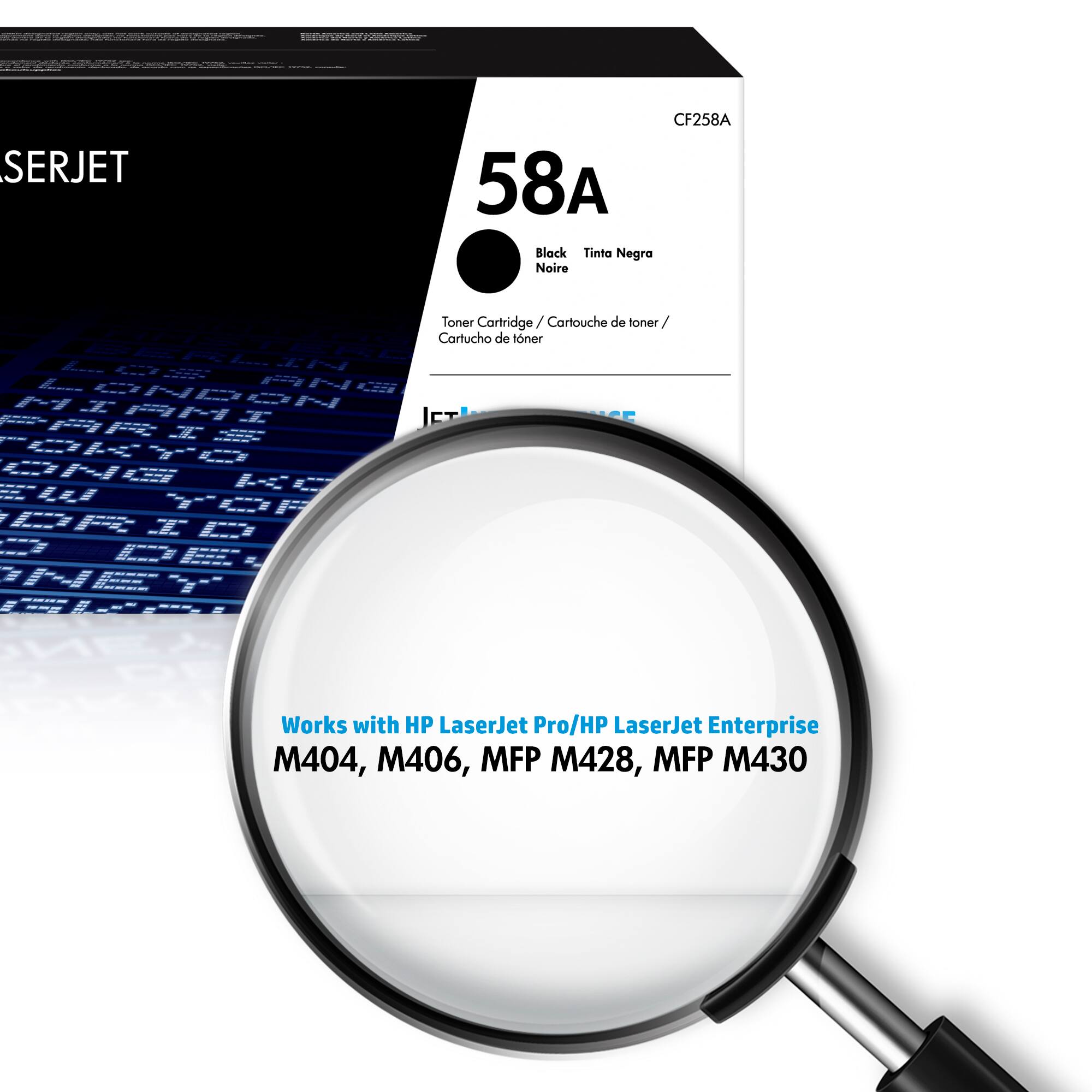 Alt View 1. HP - 58A Standard Capacity Toner Cartridge - Black.