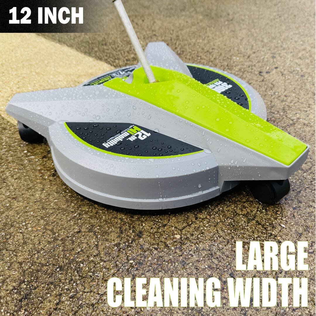 12 INCH  
LARGE CLEANING WIDTH
