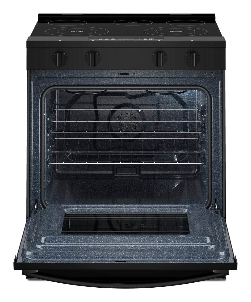 Alt View 10. Whirlpool - 5.3 Cu. Ft. Slide-In Electric Range with No Preheat and Slow Cook Modes - Black.