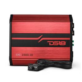 DS18 Audio - SXE 1-Channel Class D Car Amplifier, 500W RMS at 1 Ohm - Red