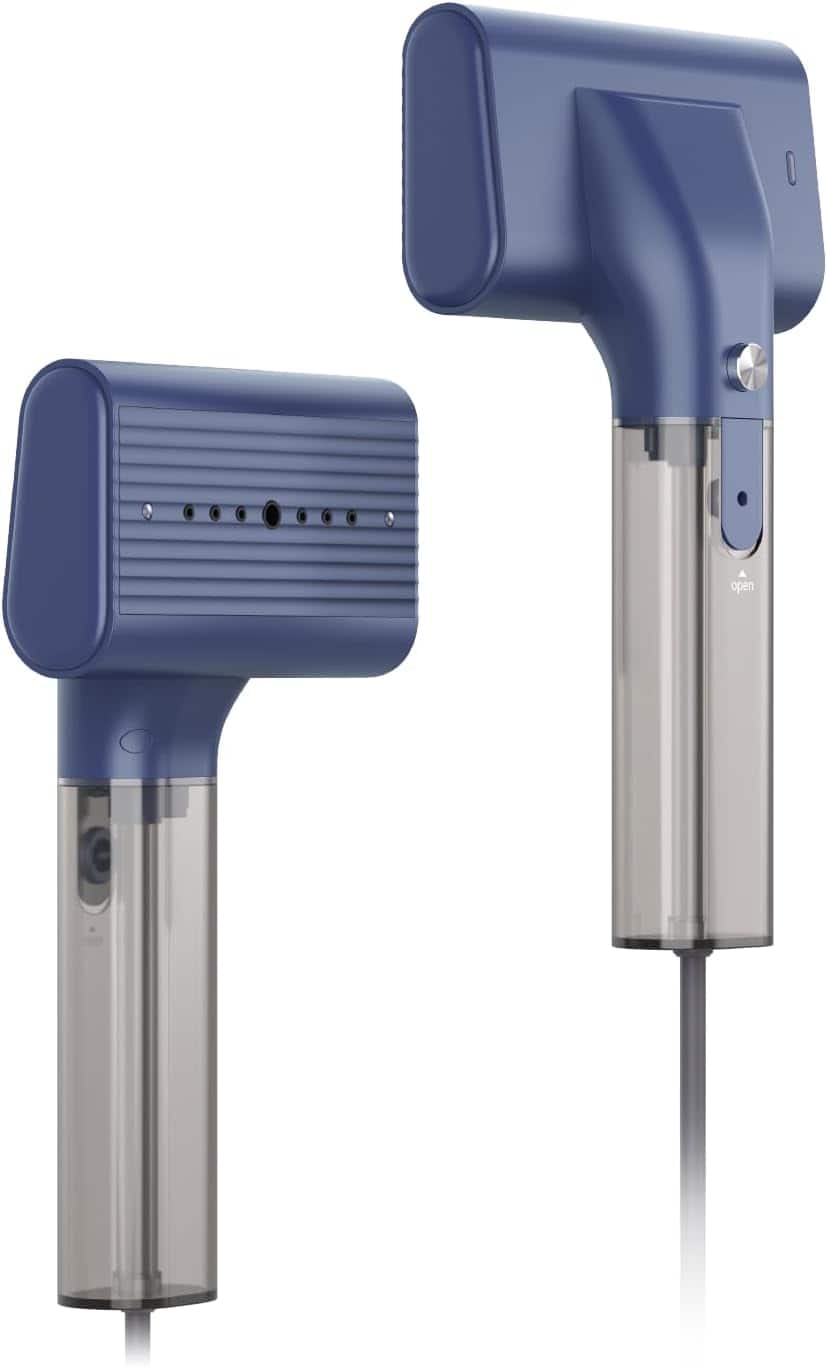 FINEAK - Portable Travel Mini Steamer (1200W) - Navy Blue