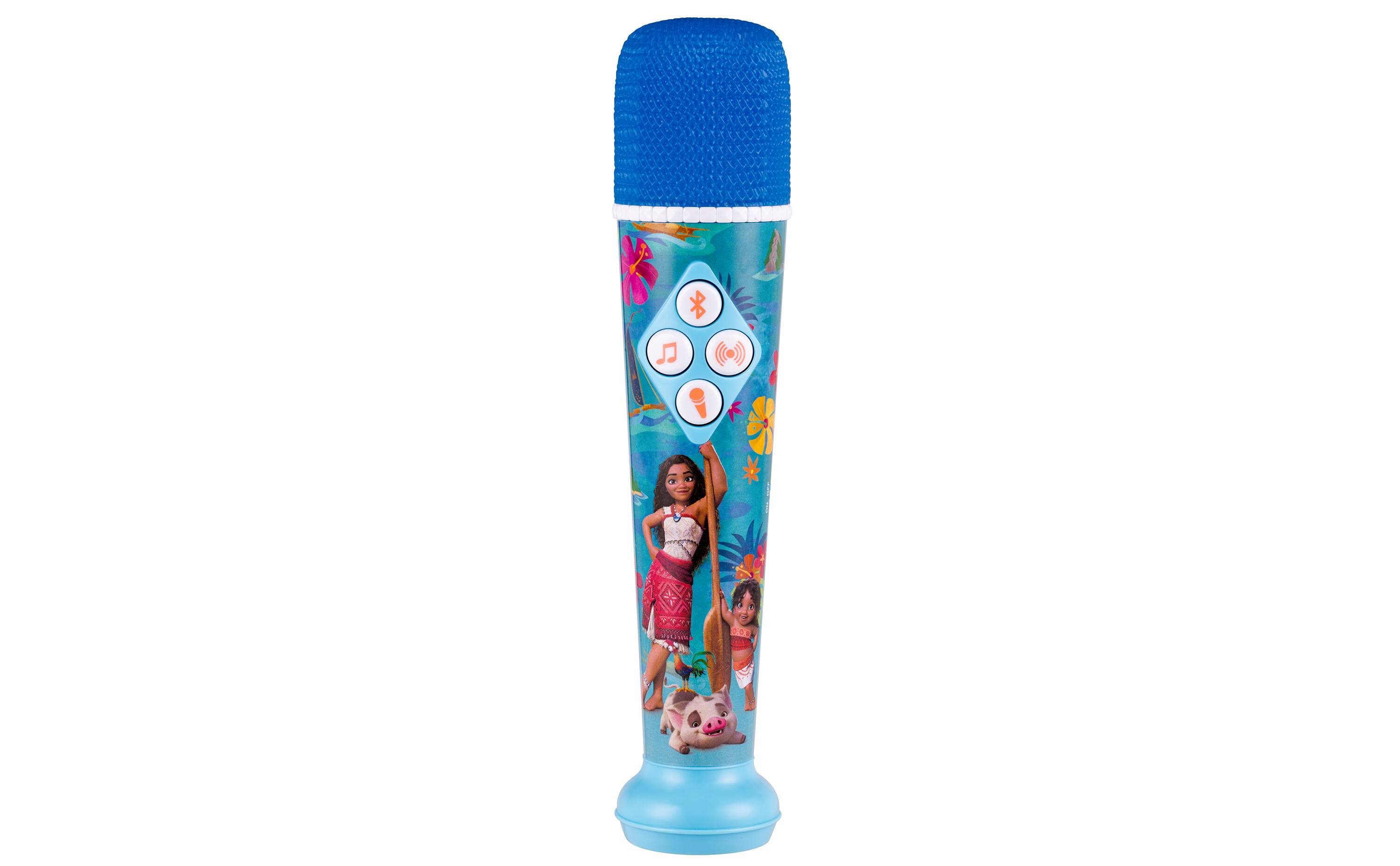 eKids - Disney Moana 2 Bluetooth Karaoke Microphone for Kids