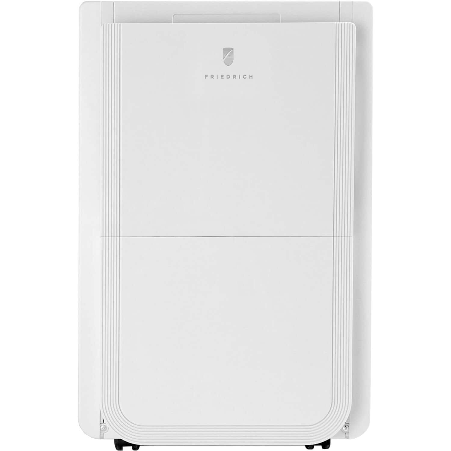 Friedrich - 35-Pint 16.25 Quart Bucket Capacity Dehumidifier - White