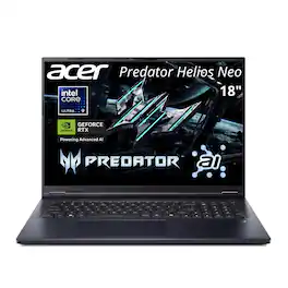 Acer - Predator Helios Neo 18" WQXGA IPS Gaming Laptop PHN18-72-961N 250Hz NVIDIA GeForce RTX 5070 TI 64GB RAM 2TB Storage - Black