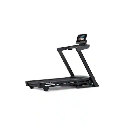 Front. NordicTrack - NordicTrack T Series 10 Treadmill with 10" Tilting Touchscreen and Compact Design - Black.