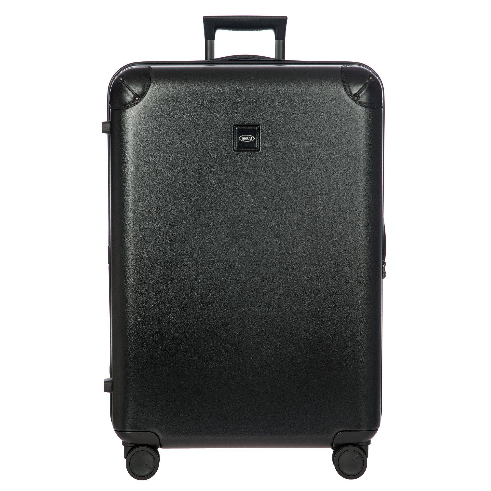 Alt View 5. Bric's - Amalfi Hardside 30" Checked Spinner Luggage - Black/Black.