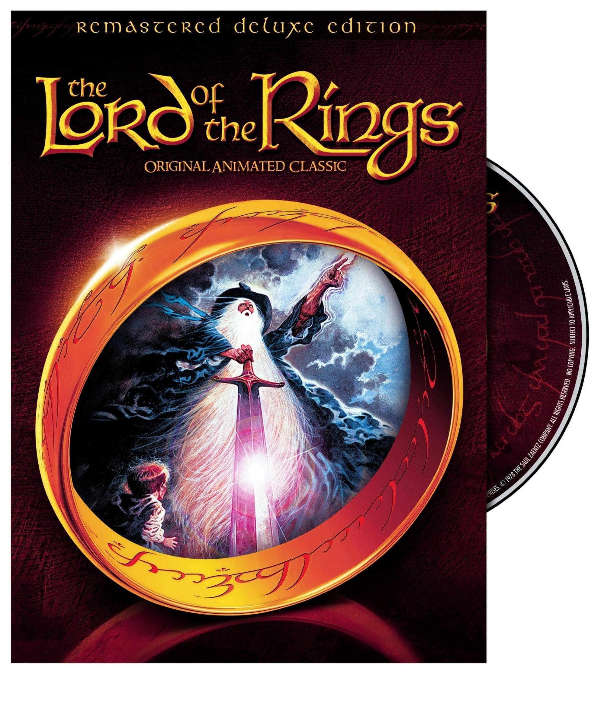 Front. Lord of the Rings: Animated Deluxe Edition (DVD Deluxe Edition) [DVD].