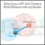 Extend your WiFi and Create a Mesh Network with any Router. NETGEAR WiFi 6 Extender. Your Router. Connection. WiFi Mesh. Internet.