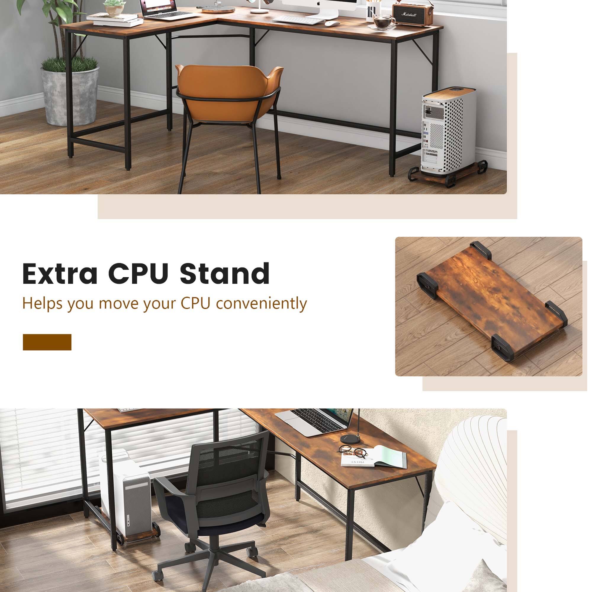 | Extra CPU Stand Helps you move your CPU conveniently