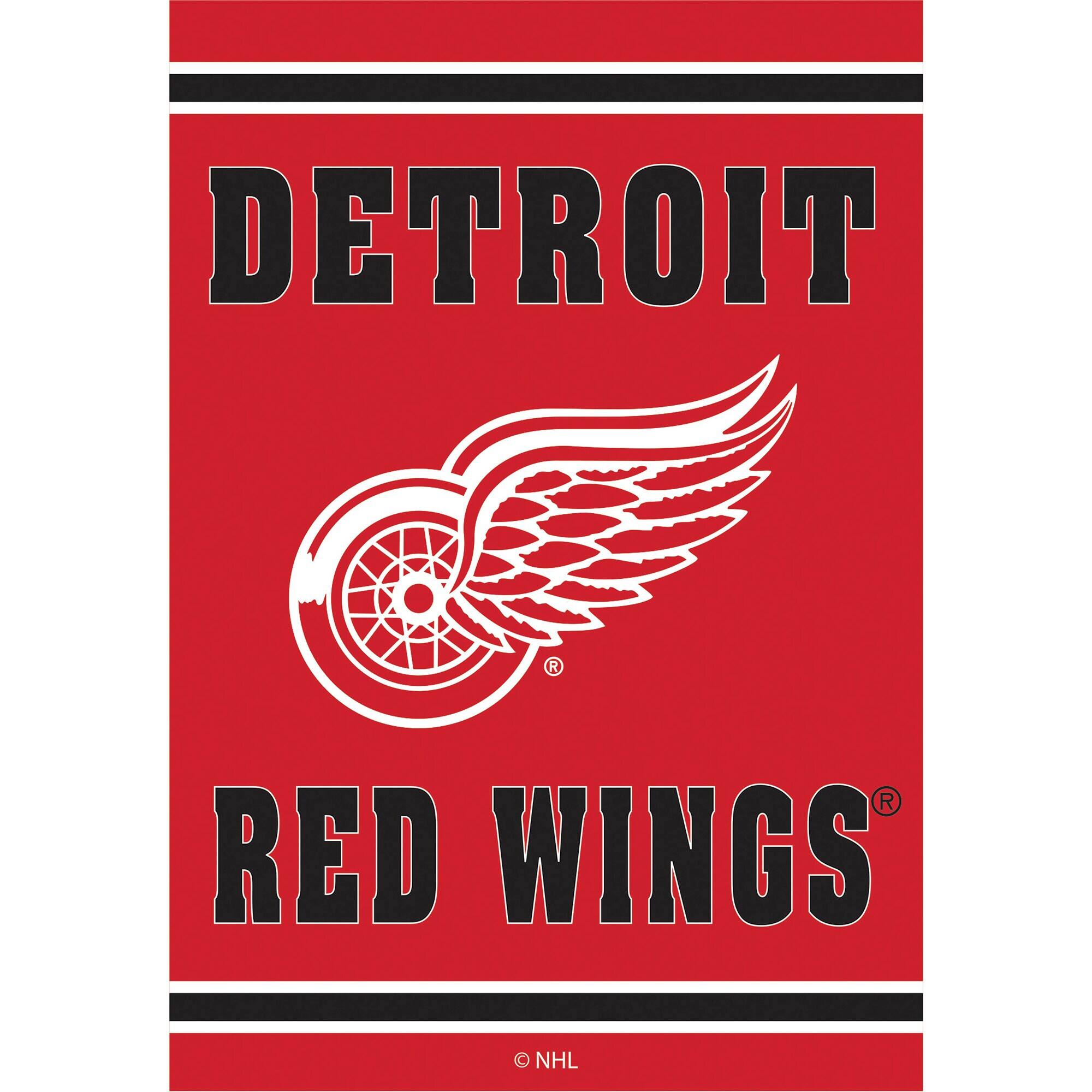Photos - Other Decoration Evergreen Enterprises - Detroit Red Wings 28" x 44" Double-Sided Embossed Suede House Flag - Multicolor 
