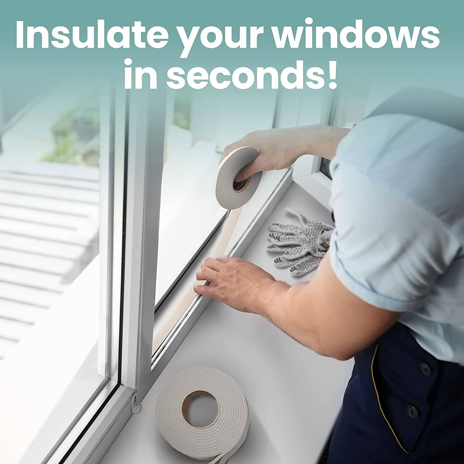 Insulate your windows in seconds!