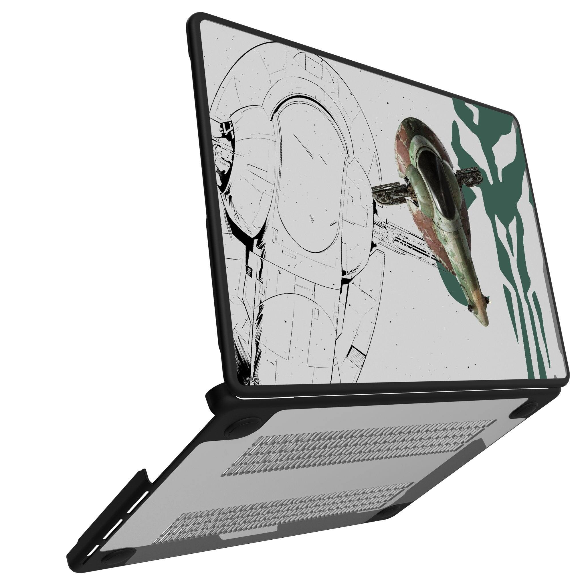 Angle. Keyscaper - Star Wars: A New Hope FactionTech Laptop Case - Apple MacBook Pro 14-inch (2021)/(2023) - Slave I.